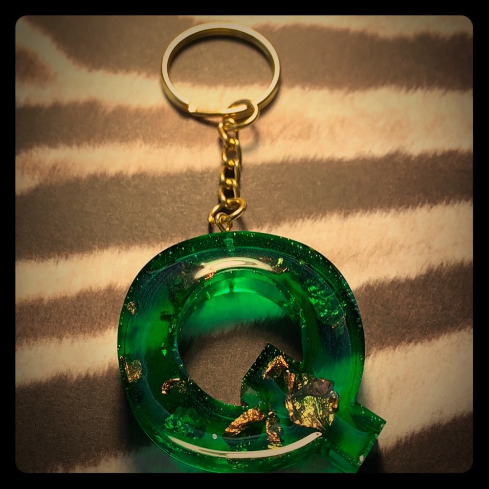 Resin keychain
